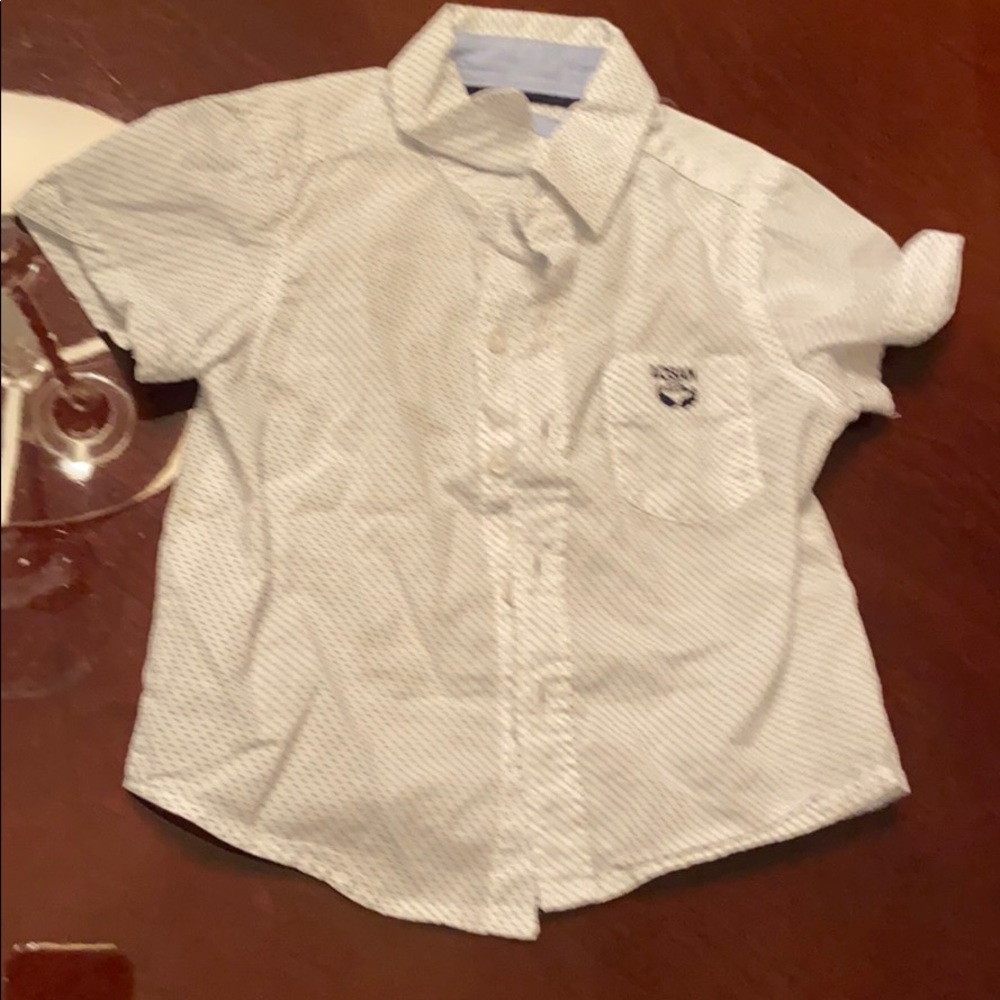 Baby boy button down short sleeve 3-6 mos